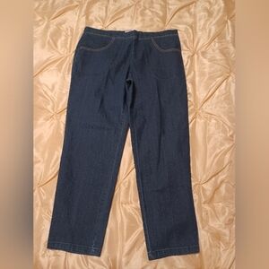 Dark Blue Denim Jeans (Pull On)Size XL